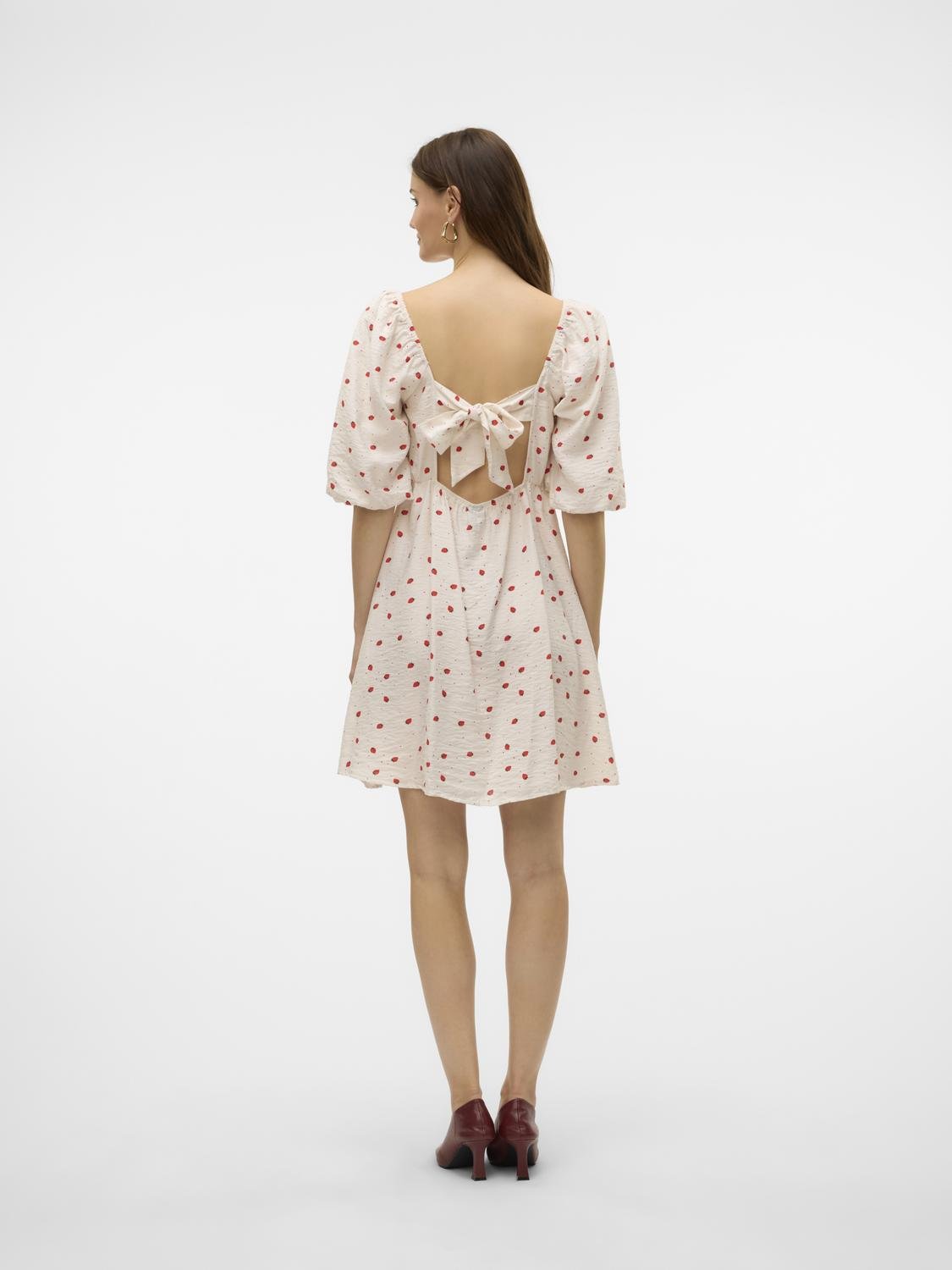 VMODETTE Short Dress - Snow White - VERO MODA & VILA Bergvik